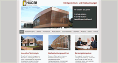 Desktop Screenshot of hager-holzbau.at